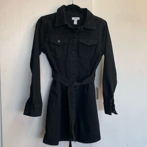 Forever 21 Utility Denim Dress  New No Tag